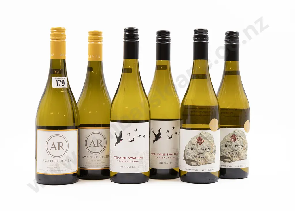 Six Bottles of Assorted NZ Pinot Gris Image 1++