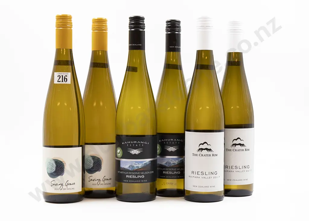 Six Bottles of Assorted NZ Riesling Image 1++