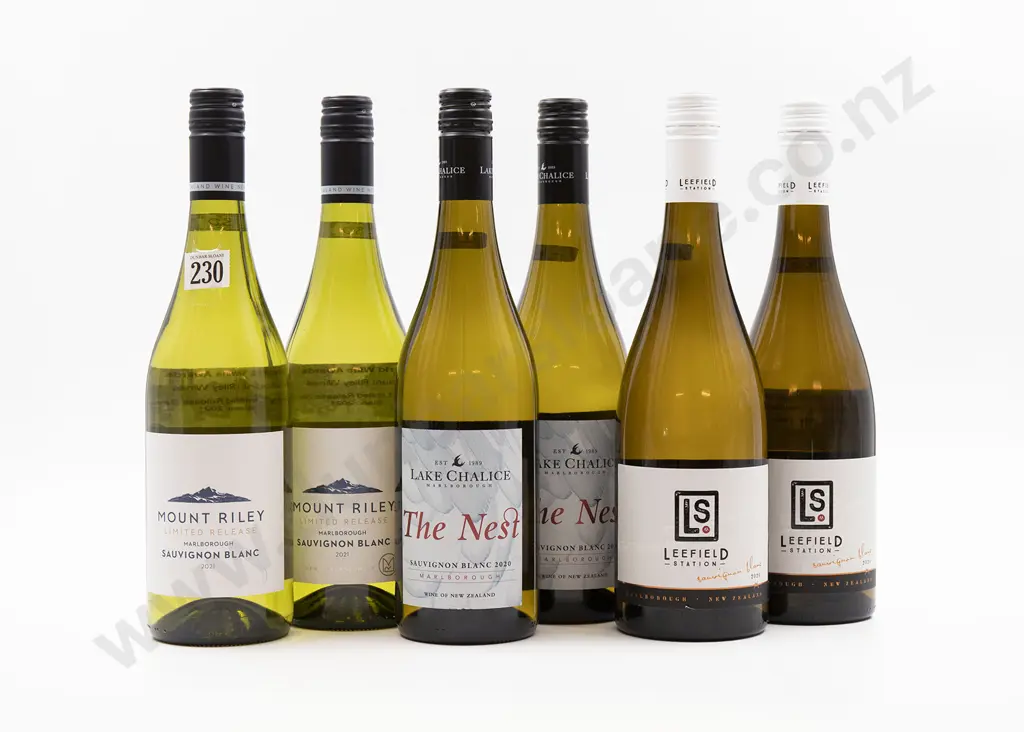 Six Bottles of Assorted NZ Sauvignon Blanc Image 1++