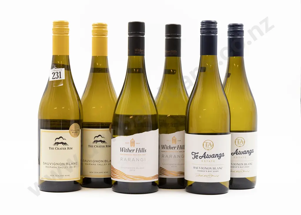 Six Bottles of Assorted NZ Sauvignon Blanc Image 1++