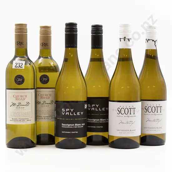 Six Bottles of Assorted NZ Sauvignon Blanc