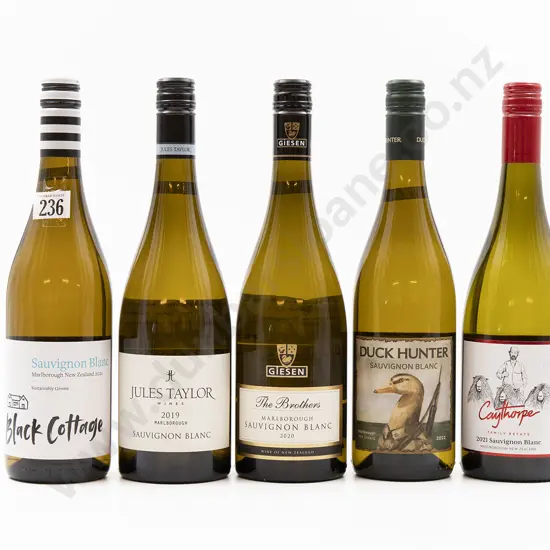 Five Bottles of Assorted NZ Sauvignon Blanc