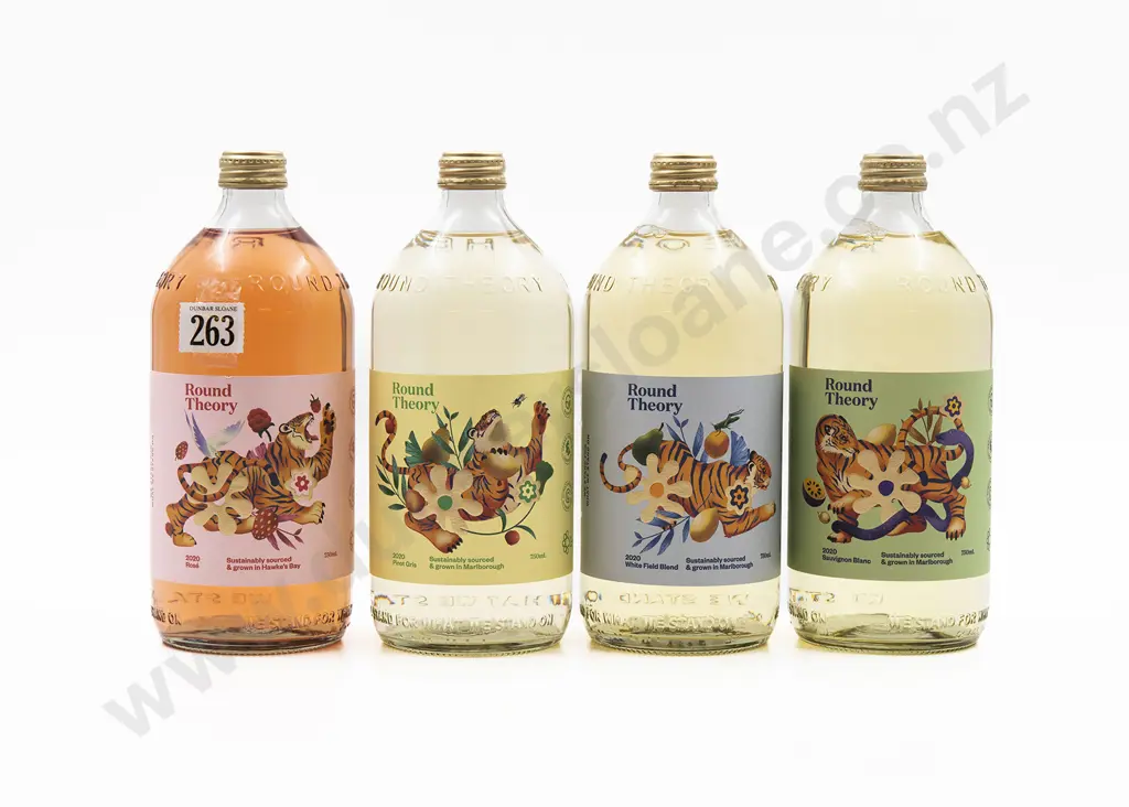10 Bottles of Assorted Round Theory NZ Wine Image 1++