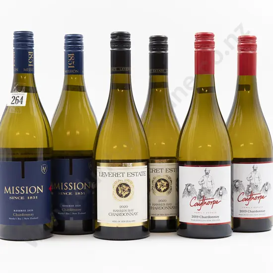 Six Bottles of Assorted NZ Chardonnay