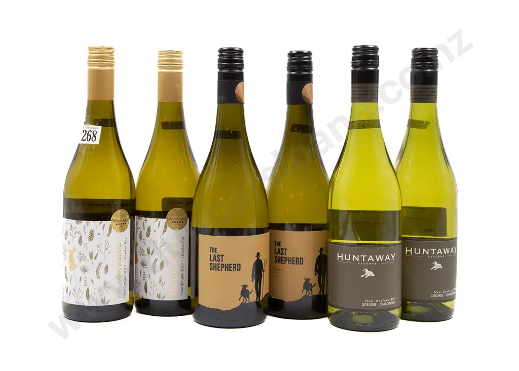 Six Bottles of Assorted NZ Chardonnay Image 1++
