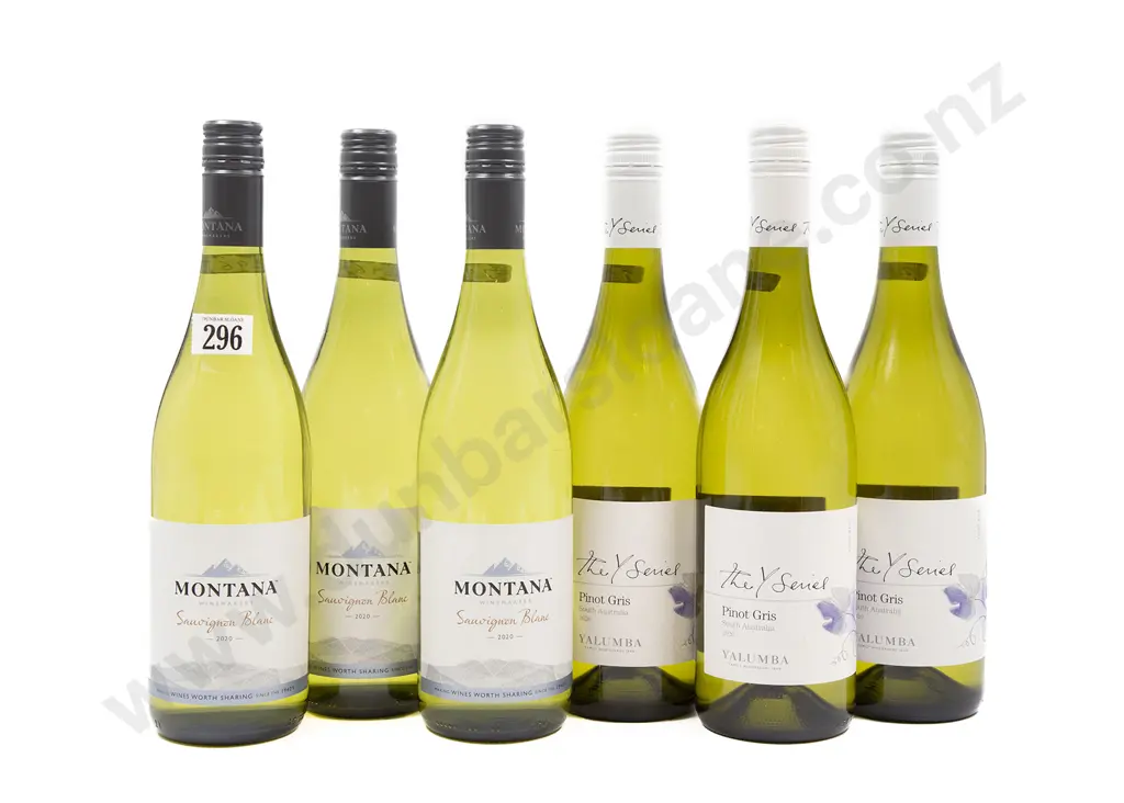 Six Bottles of Assorted Australian Sauvignon Blanc and Pinot Gris Image 1++