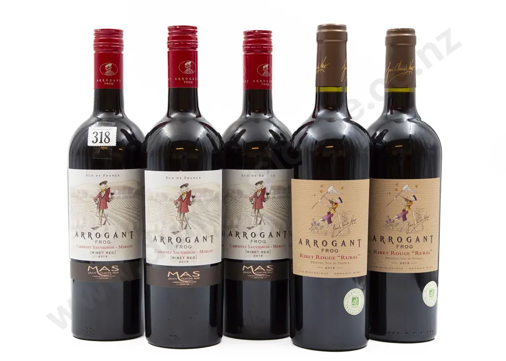 Five Bottles of Assorted French Cabernet Image 1++