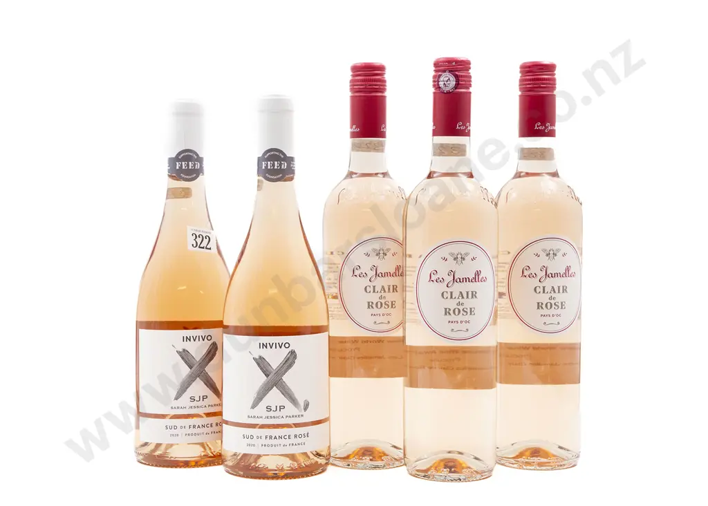 Five Bottles of Assorted French Rosé Image 1++