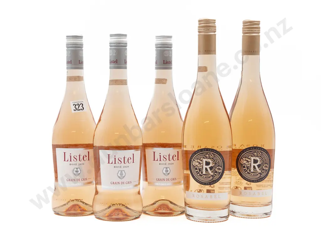 Five Bottles of Assorted French Rosé Image 1++