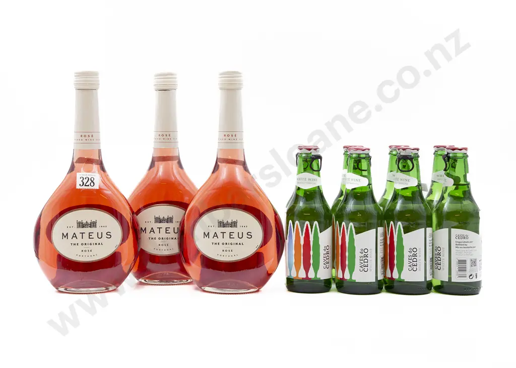 11 Bottles of Assorted Portuguese Rosé and White Wine Image 1++