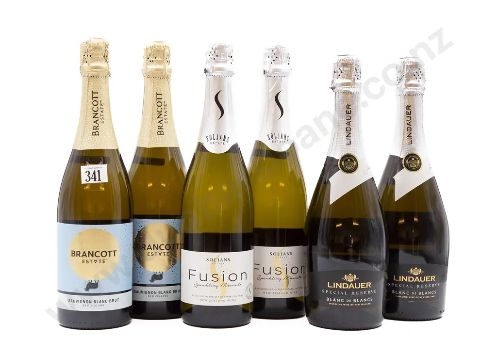 Six Bottles of Assorted Sparkling Wine Image 1++