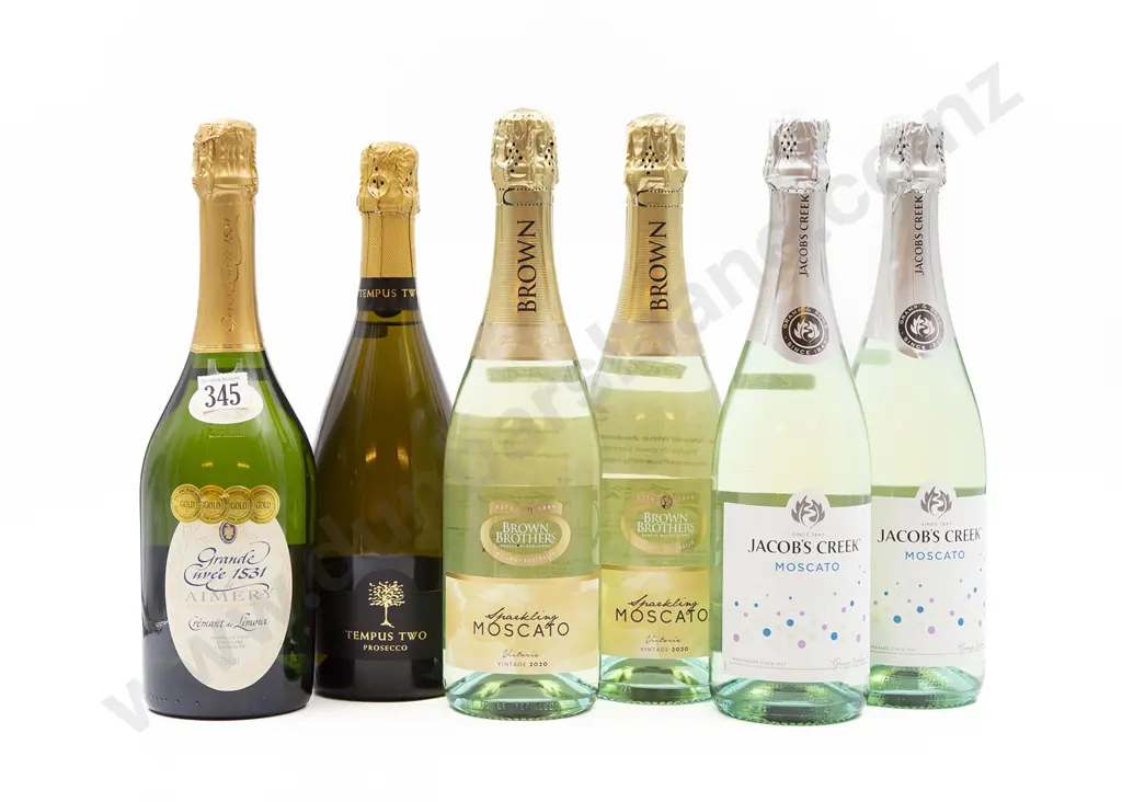 Six Bottles of Assorted Sparkling Wine Image 1++