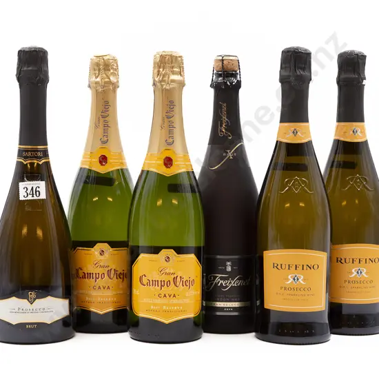Six Bottles of Assorted Sparkling Wine