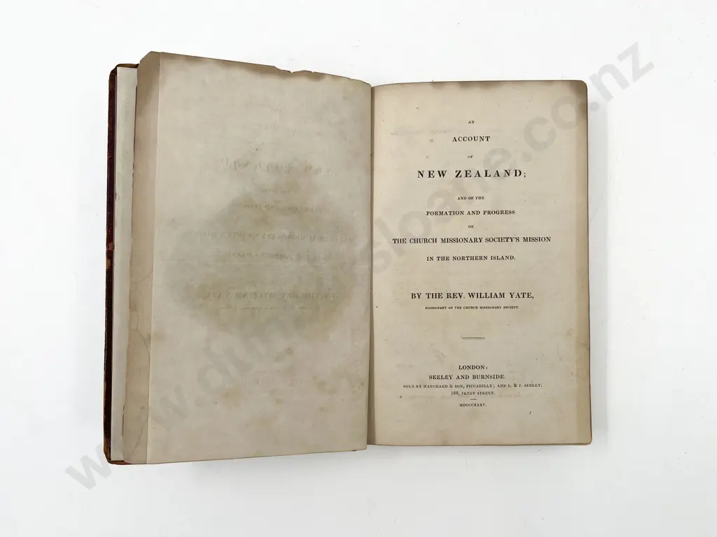 Yate Rev William - An Account of New Zealand Image 1++