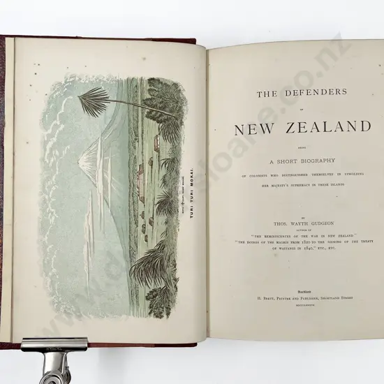 Gudgeon Thomas Wayth - The Defenders of New Zealand