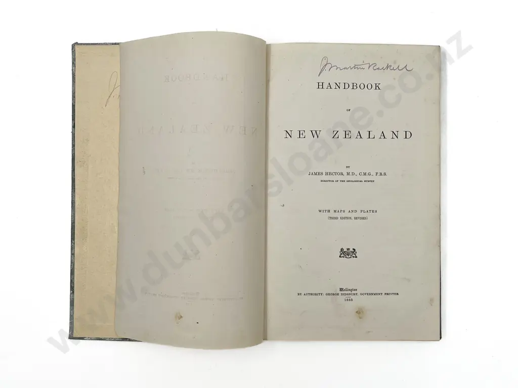 Hector James - Handbook Of New Zealand Image 1++
