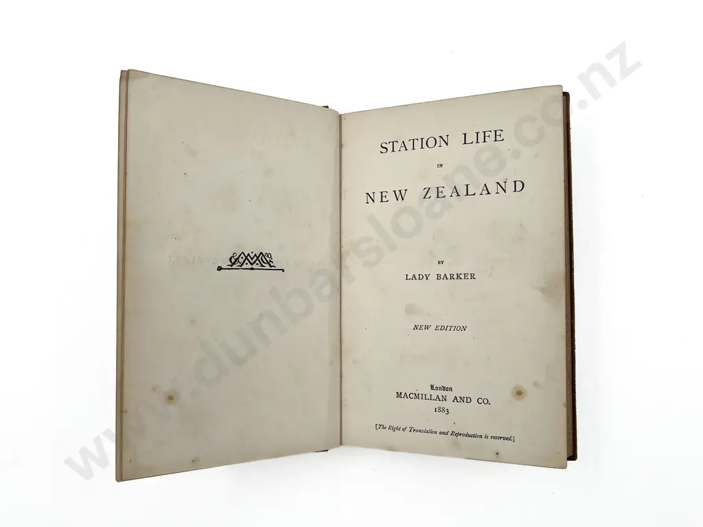 Lady Barker - Station Life In New Zealand Image 1++