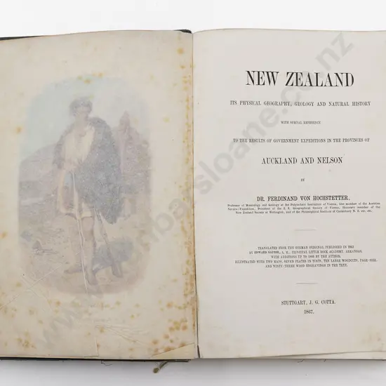 Hochstetter Dr Ferdinand Von - New Zealand