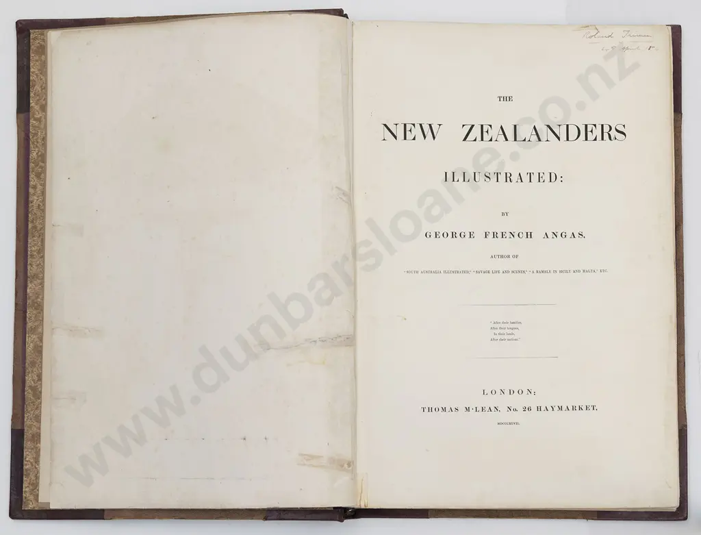Angas George French - The New Zealanders Image 1++