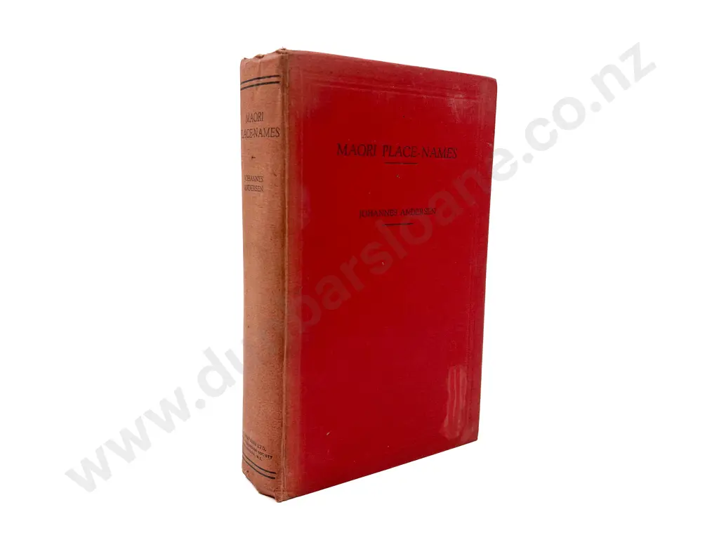 Andersen Johannes - Maori Place-Names Image 1++