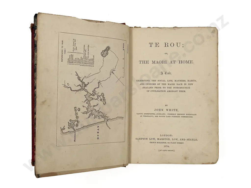 White John - Te Rou; or The Maori At Home Image 1++