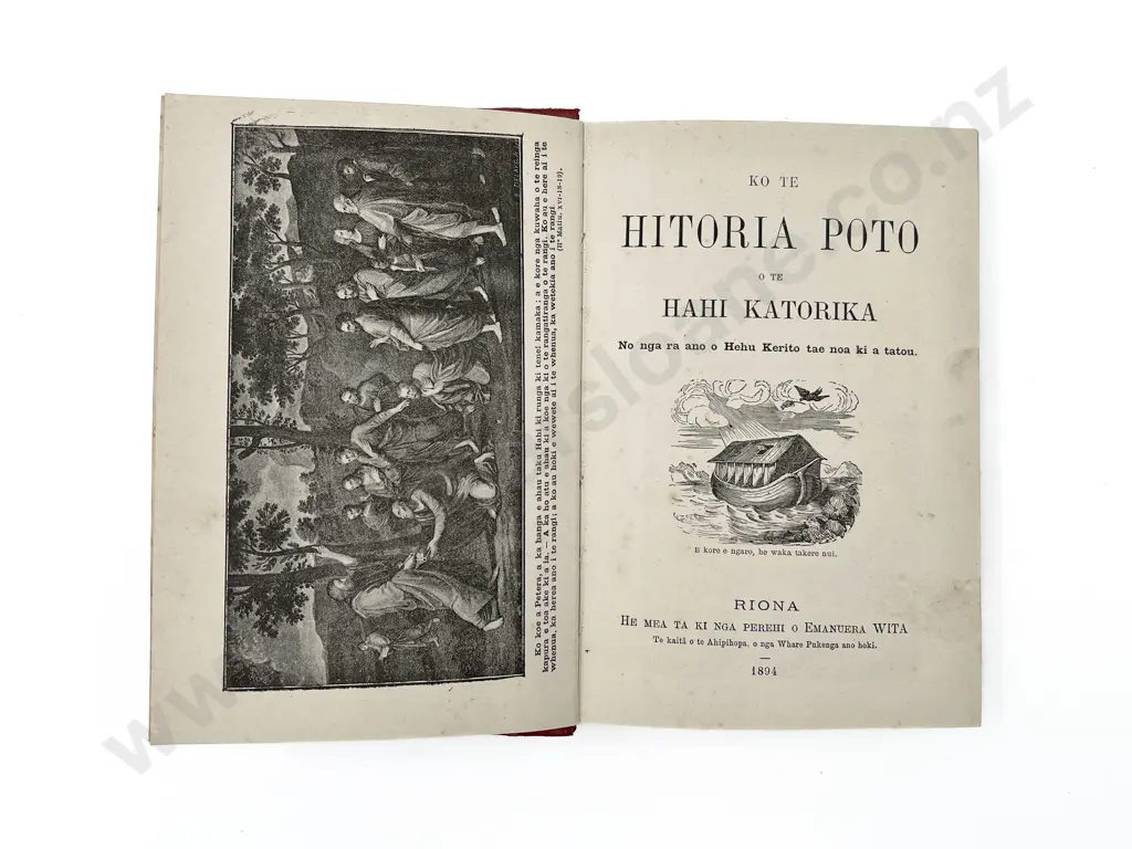 Cognet Father Claude (Attributed) Ko Te Hitoria Poto O Te Hahi Katorika Image 1++