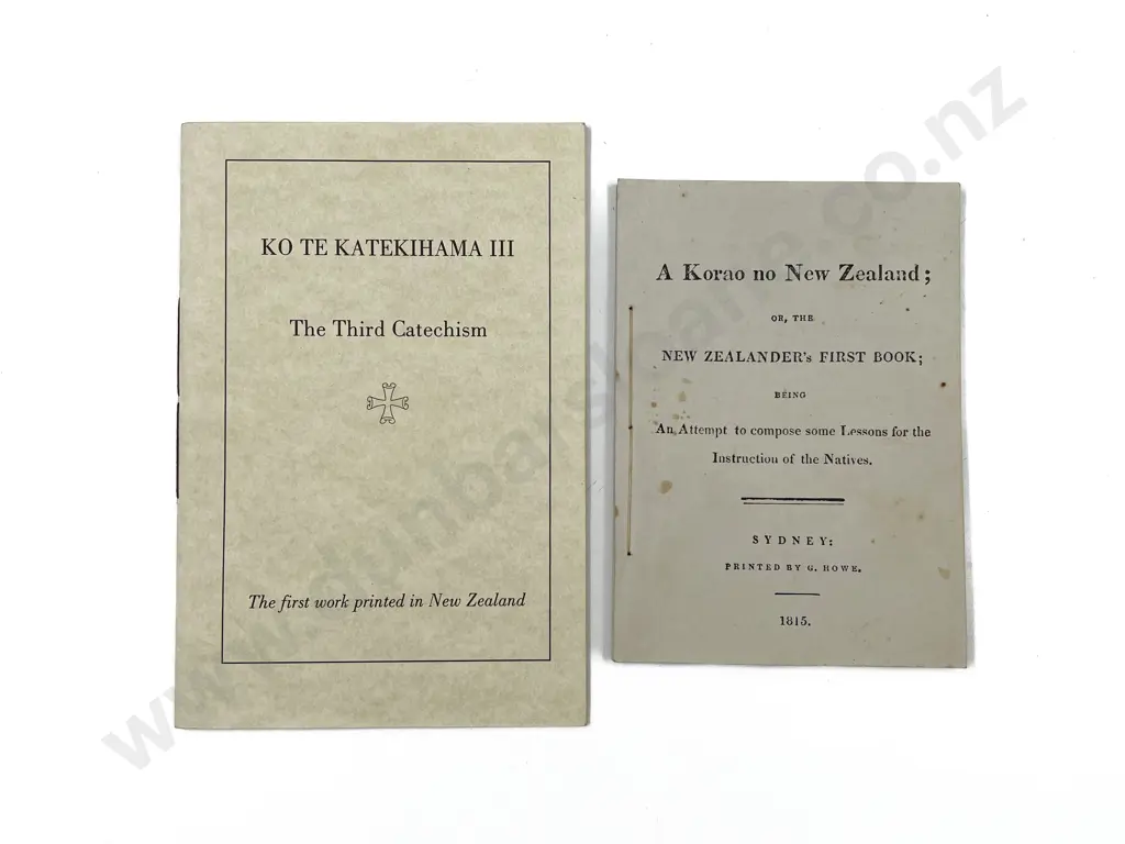 2 Facsimile Maori Religious Volumes Image 1++
