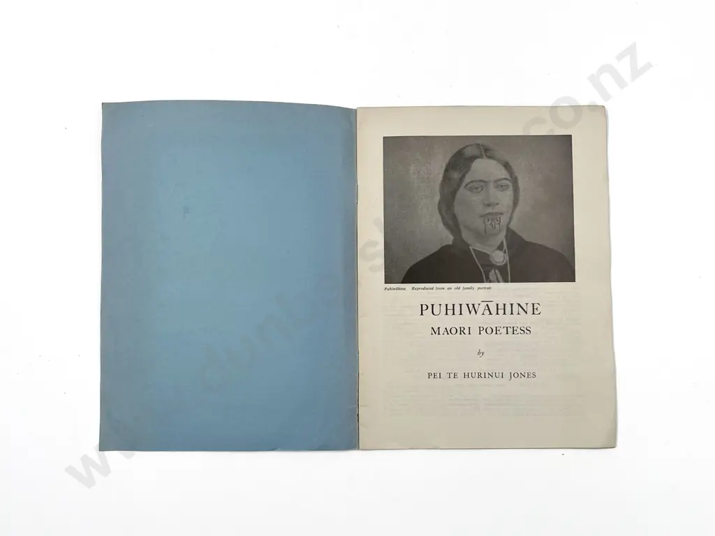 Jones Pei Te Hurinui - Puhiwahine Maori Poetess Image 1++