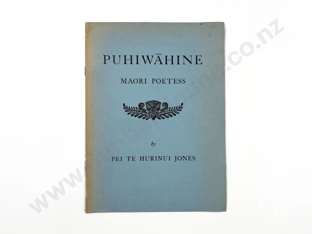 Jones Pei Te Hurinui - Puhiwahine Maori Poetess Image 1++