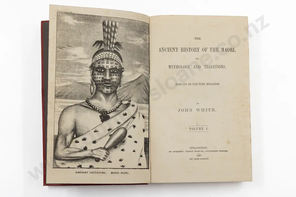 White John - The Ancient History Of The Maori (5 Volumes of 6) Image 1++