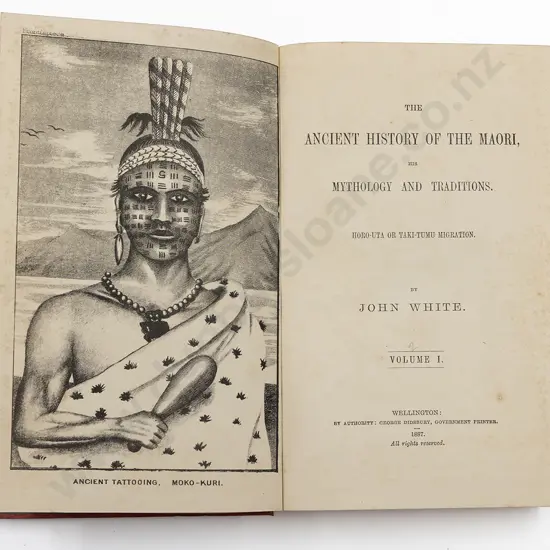White John - The Ancient History Of The Maori (5 Volumes of 6)
