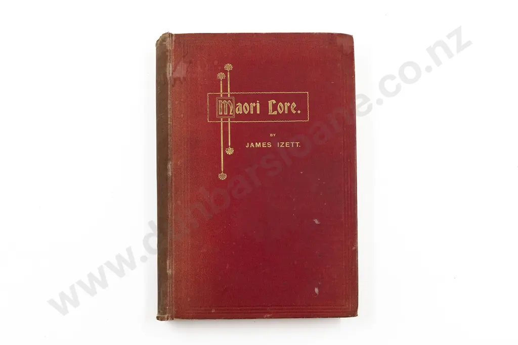 Charles Frederick Goldies Personal Copy Of Maori Lore Image 1++