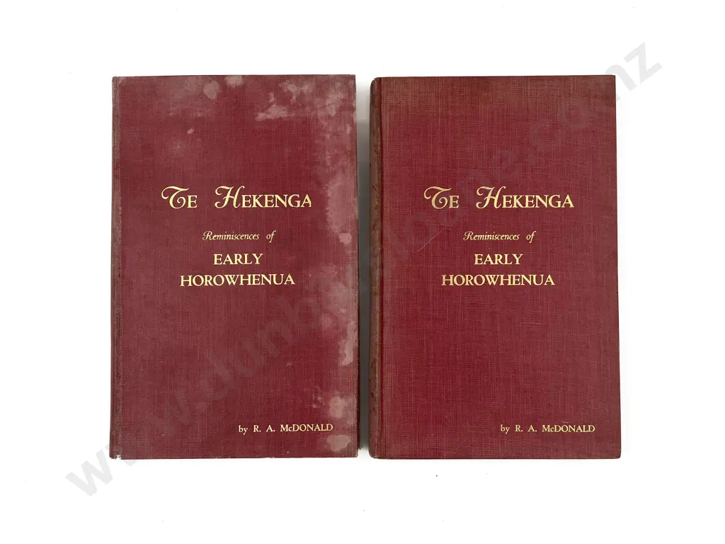 O'Donnell E - Te Hekenga Early Days In Horowhenua (2 copies) Image 1++