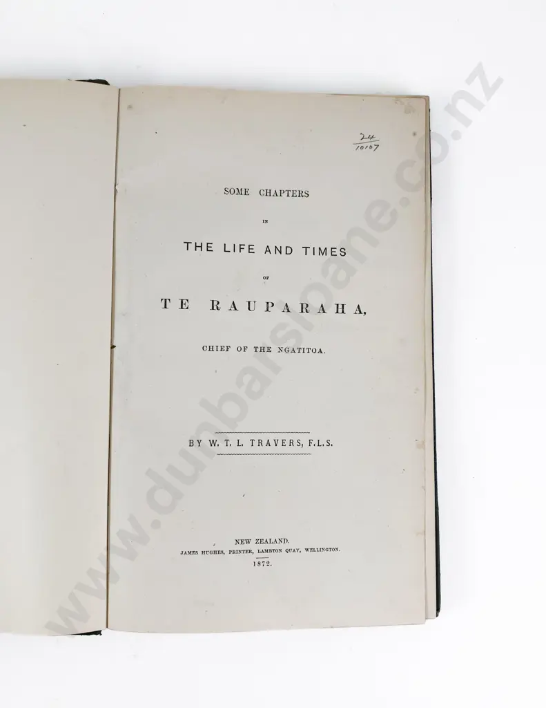 Andersen Johannes - Maori Place-Names Image 1++