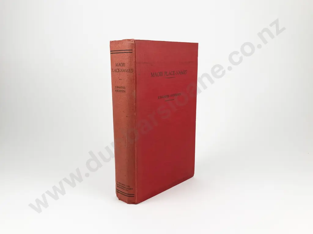 Andersen Johannes - Maori Place-Names Image 1++