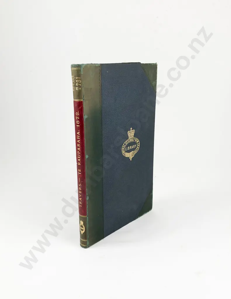 Travers W T L - Some Chapters on The Life And Times Of Te Rauparaha Image 1++