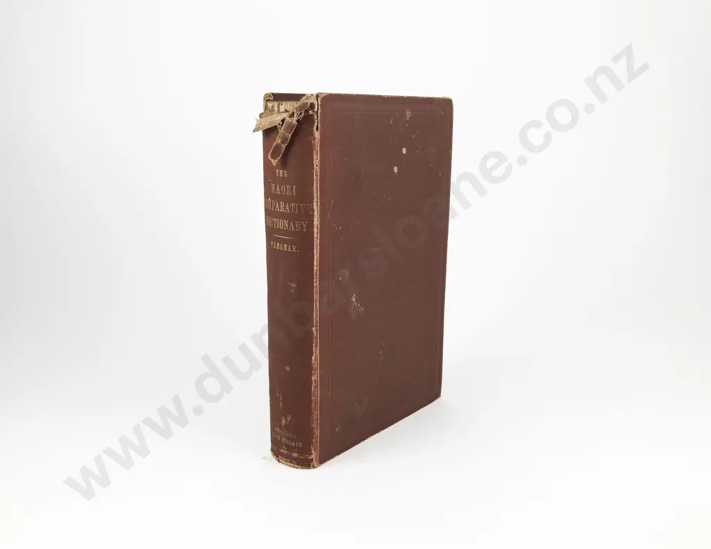Tregear Edward - The Maori-Polynesian Comparative Dictionary Image 1++