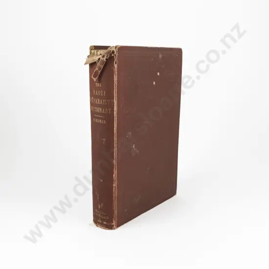 Tregear Edward - The Maori-Polynesian Comparative Dictionary