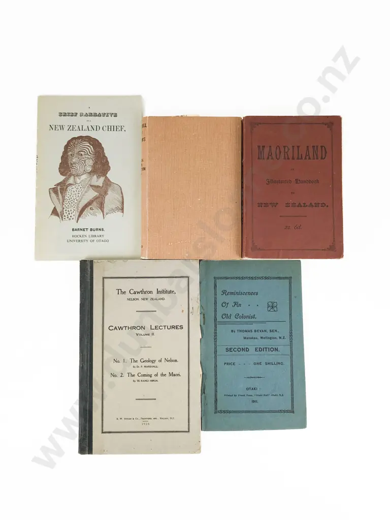 5 Various Maori & NZ Volumes Image 1++