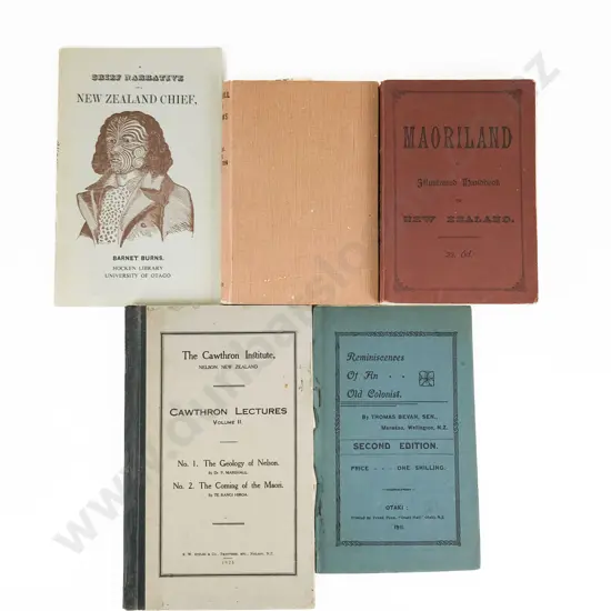 5 Various Maori & NZ Volumes