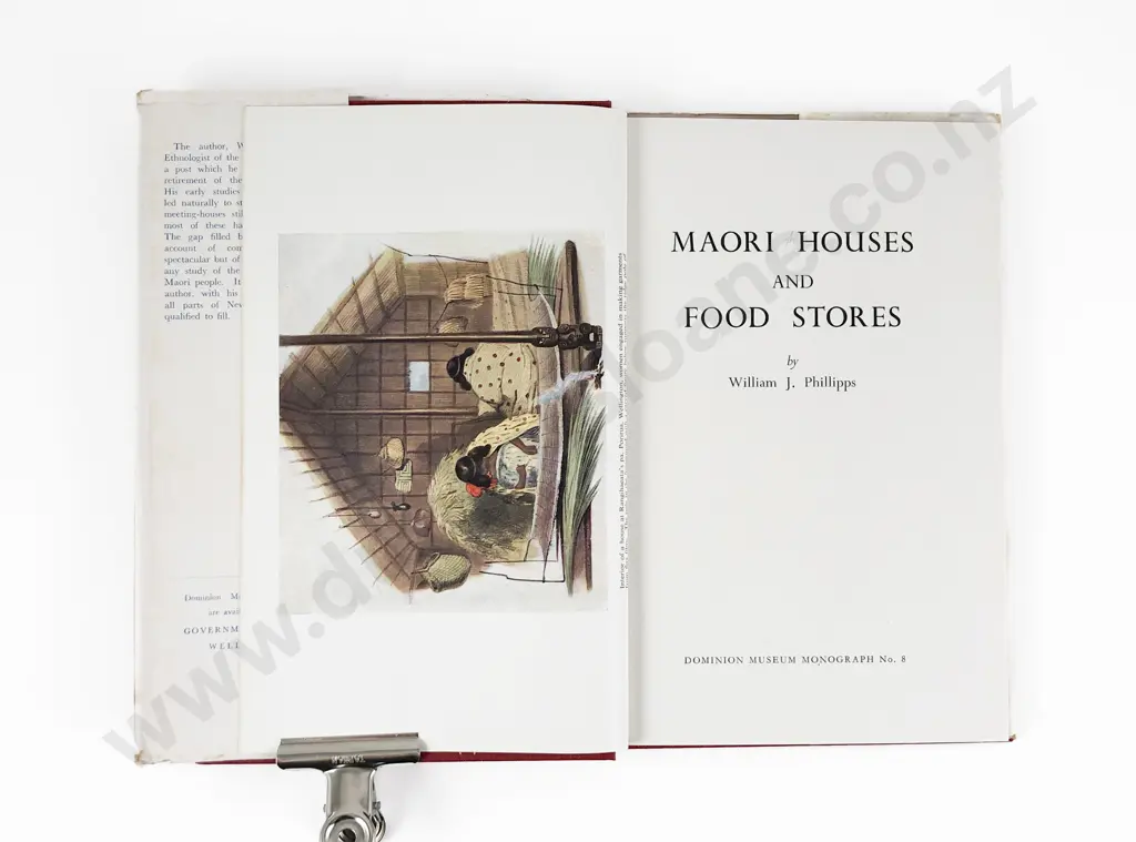 Phillips W J - Maori Houses and Food Stores Image 1++