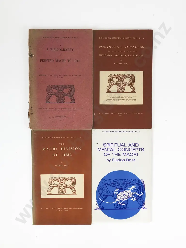 7 Dominion Museum Monograph Maori History and Culture Booklets Image 1++