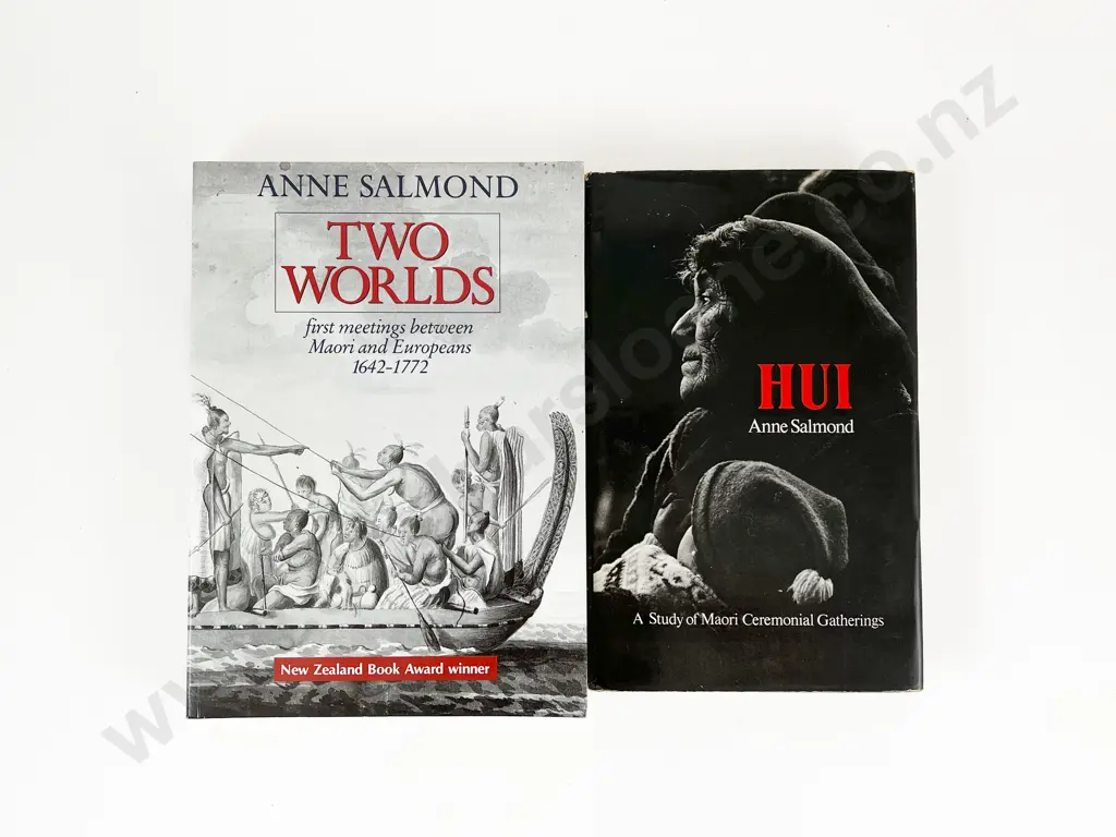 Two Maori Related Books By Anne Salmond Image 1++