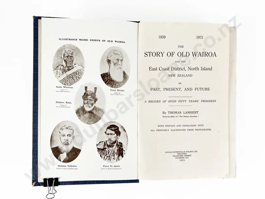 Lambert Thomas - The Story Of Old Wairoa Image 1++