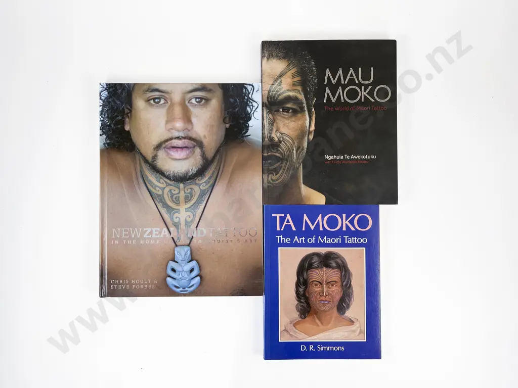 Three Maori Tattoo Art Books Image 1++