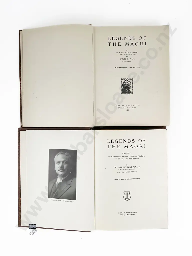 Pomare Hon Sir Maui & Cowan James - Legends Of The Maori Image 1++