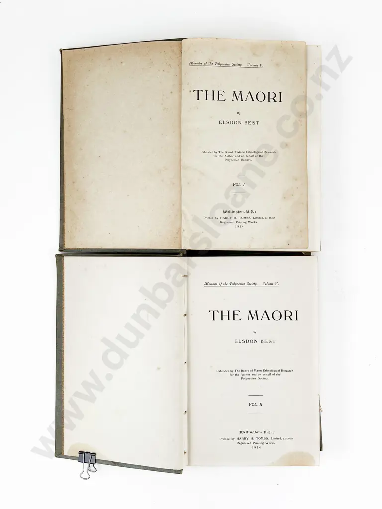 Best Elsdon - The Maori (2 Volumes) Image 1++