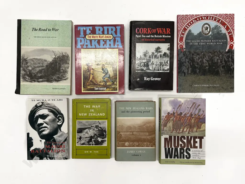 8 Maori History Books on Warfare Image 1++