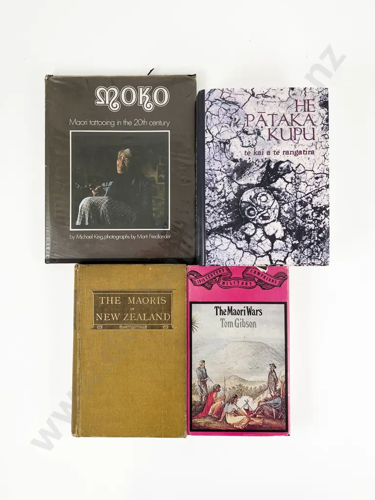Four Maori Reference Books Image 1++