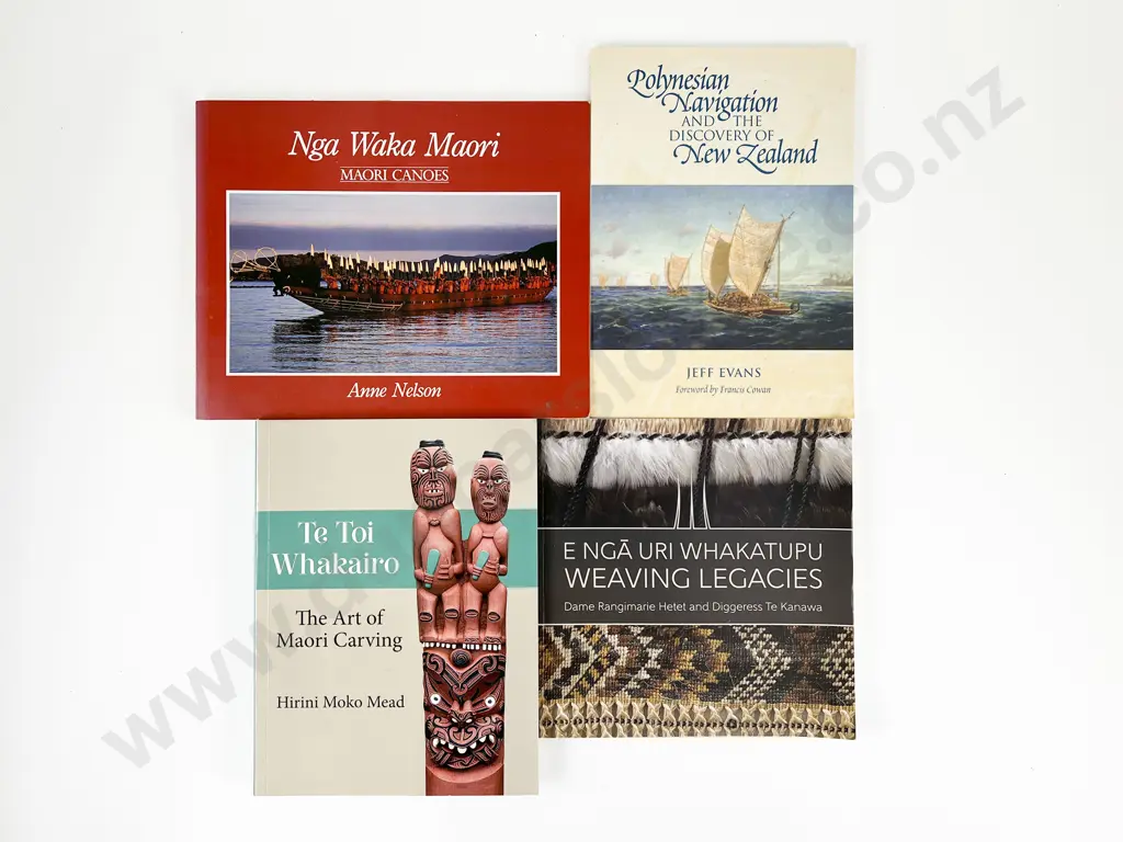 Seven Maori Reference Books Image 1++